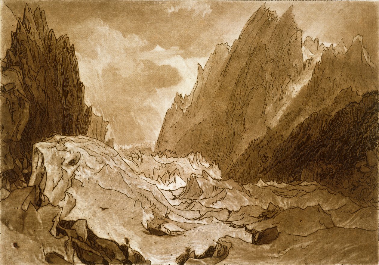 F.50.I Mer de Glace, Chamouni Vadisi, Savoy, 