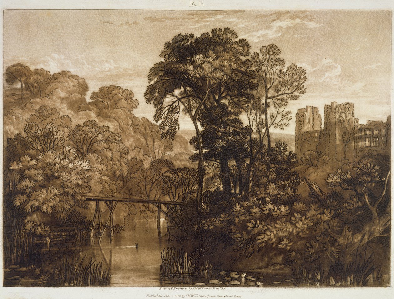 F.58.I Berry Pomeroy Castle, from the 