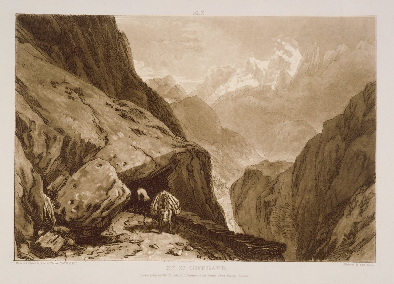 F.9.I Mt. St. Gothard, from the 