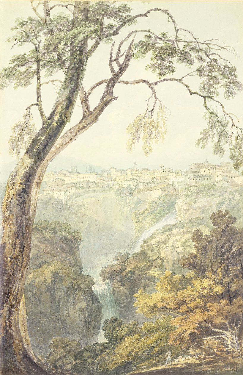 Anyon Şelalesi by Joseph Mallord William Turner