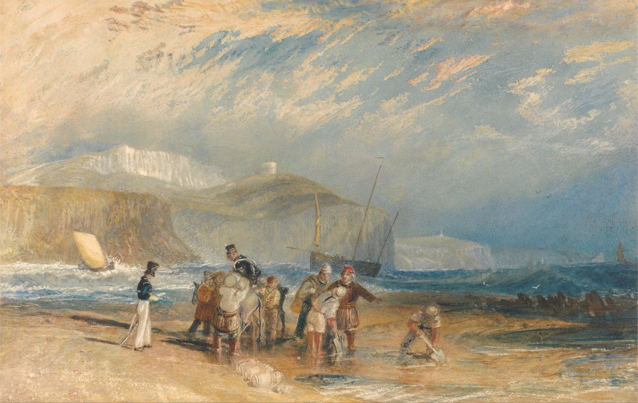 Folkestone Limanı ve Sahilden Dover