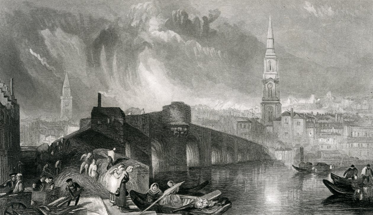 Inverness, W. Miller tarafından kazınmış, 1836 by Joseph Mallord William Turner