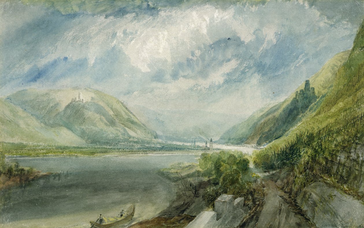 Lahn Kavşağı, 1817 (guaş ve wc) by Joseph Mallord William Turner