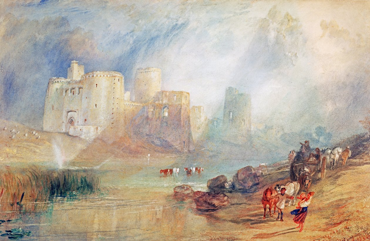Kidwelly Kalesi, Galler by Joseph Mallord William Turner