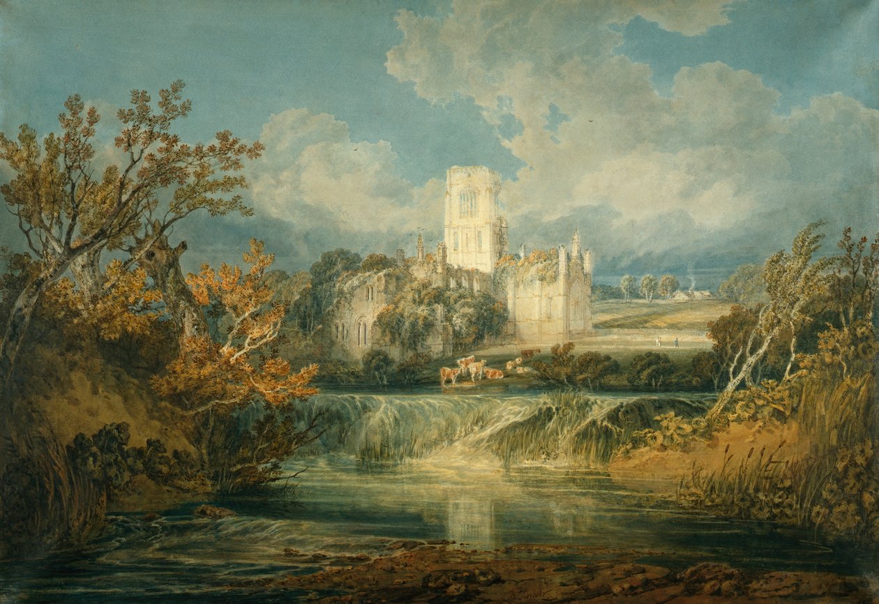 Kirkstall Manastırı, Yorkshire, 1797 by Joseph Mallord William Turner