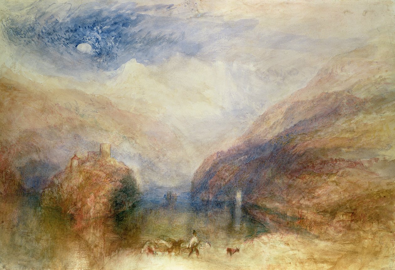 Brienz Gölü by Joseph Mallord William Turner