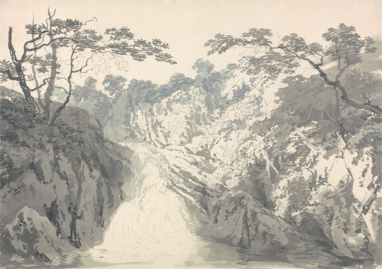 Şelaleli Manzara by Joseph Mallord William Turner