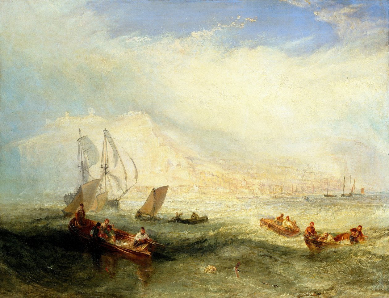 Olta Balıkçılığı, Hastings Off by Joseph Mallord William Turner
