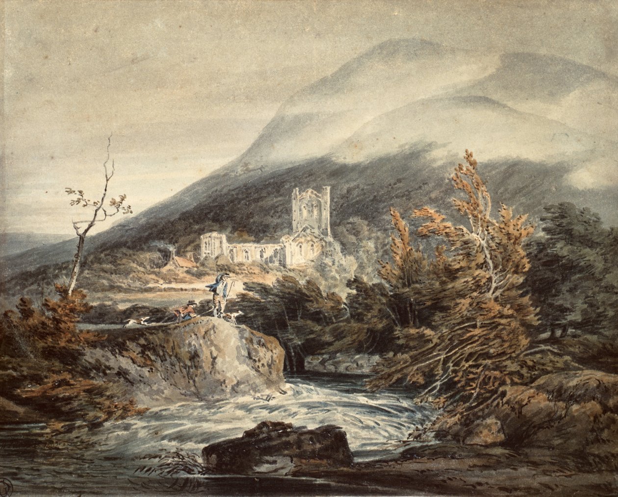 Llanthony Manastırı, Monmouthshire by Joseph Mallord William Turner