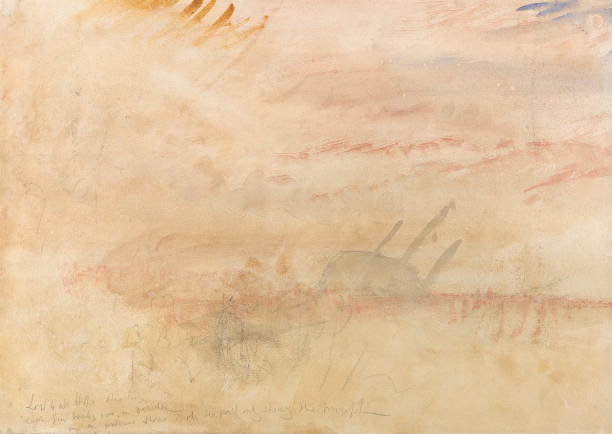 Tüm Umutları Kaybettim Brig by Joseph Mallord William Turner