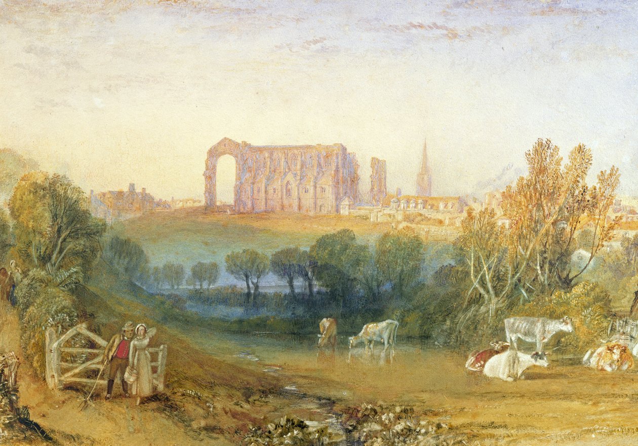 Malmesbury Manastırı, 1826 by Joseph Mallord William Turner