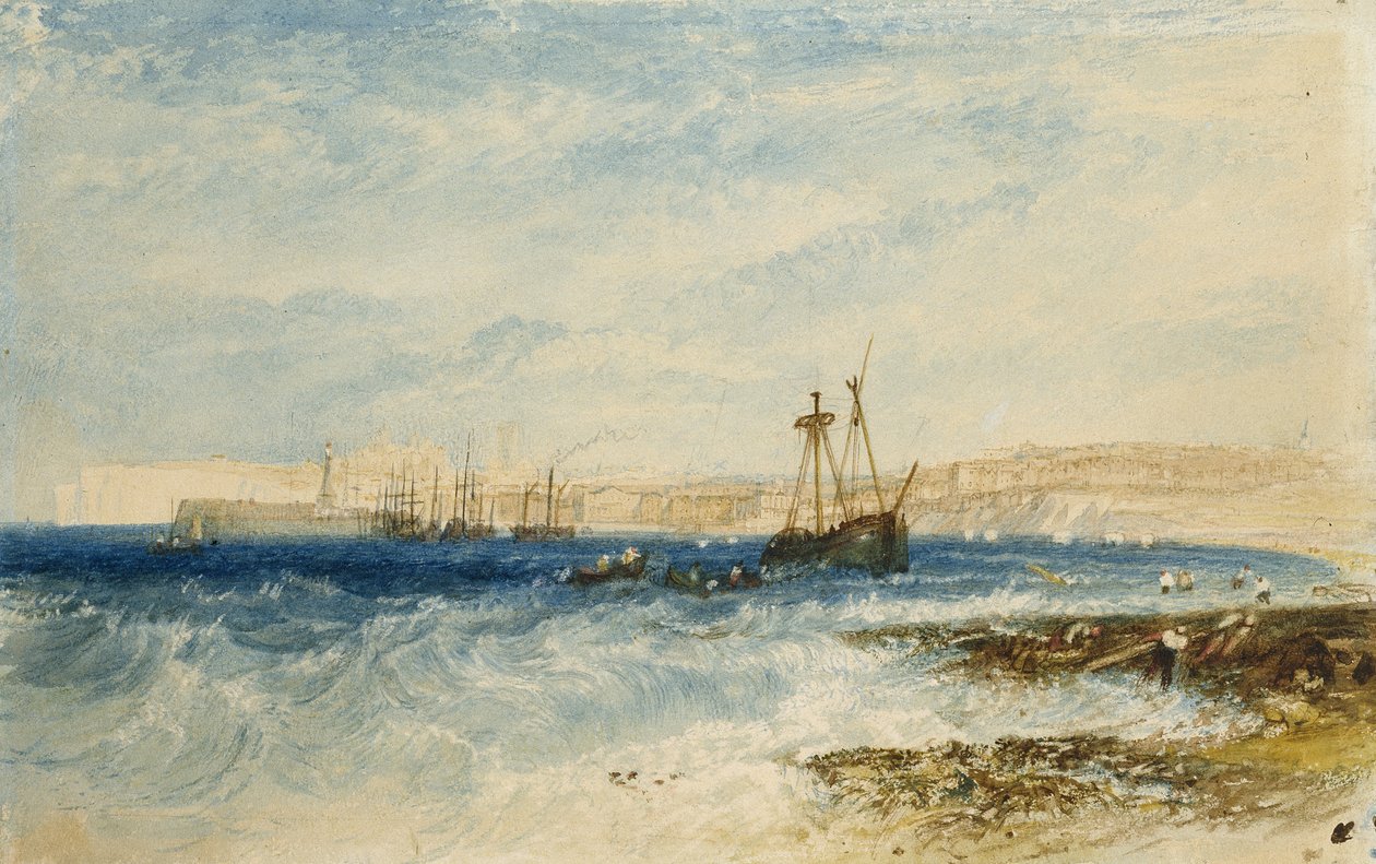 Margate, 1826-28 (sulu boya) by Joseph Mallord William Turner