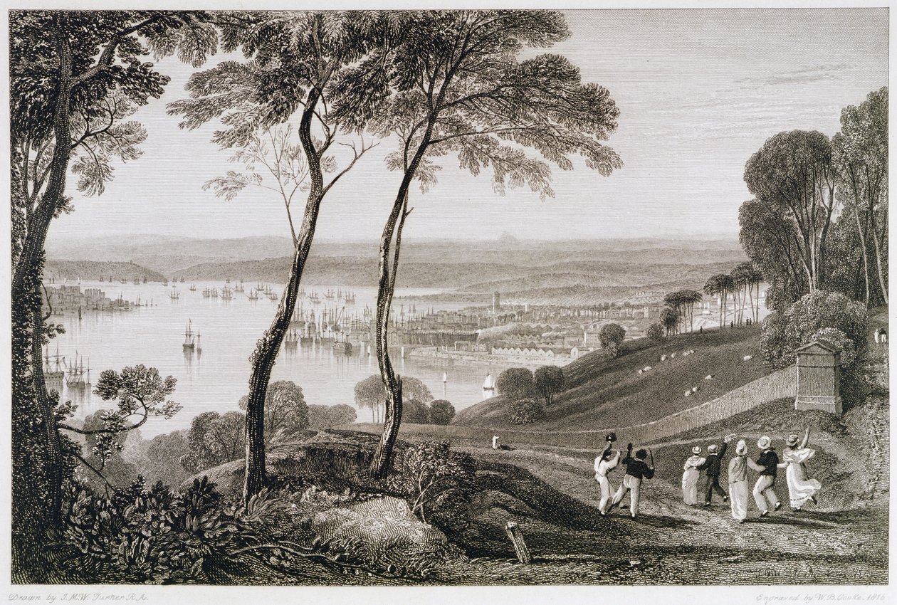 William Bernard Cooke (1778-1855) 1814-26 tarafından oyulmuş 