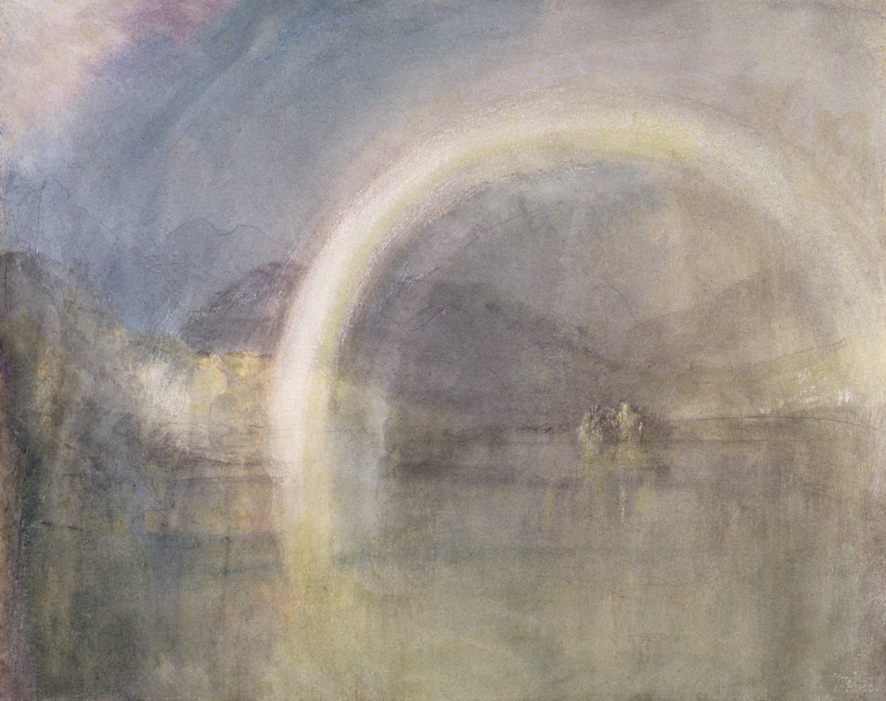 ರೇನ್ಬೋ ಓವರ್ ಲೊಚ್ ವಿಸ್ಮಯ, c.1831 ಟರ್ಕ್ by Joseph Mallord William Turner