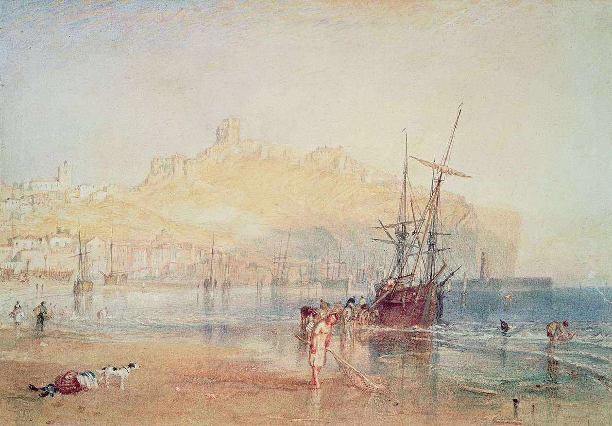 Scarborough, 1825 (watercolour) by Joseph Mallord William Turner