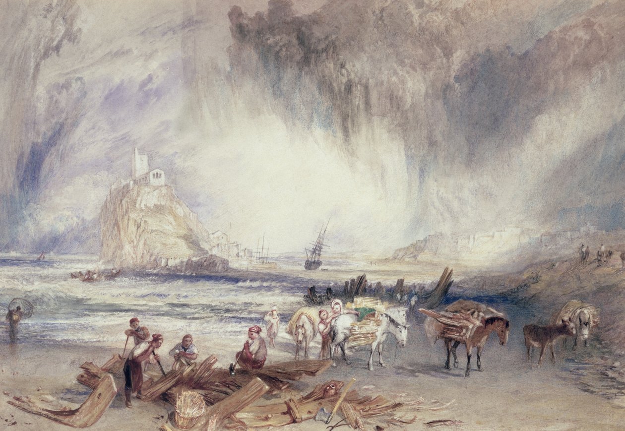 Aziz Michael Dağı by Joseph Mallord William Turner