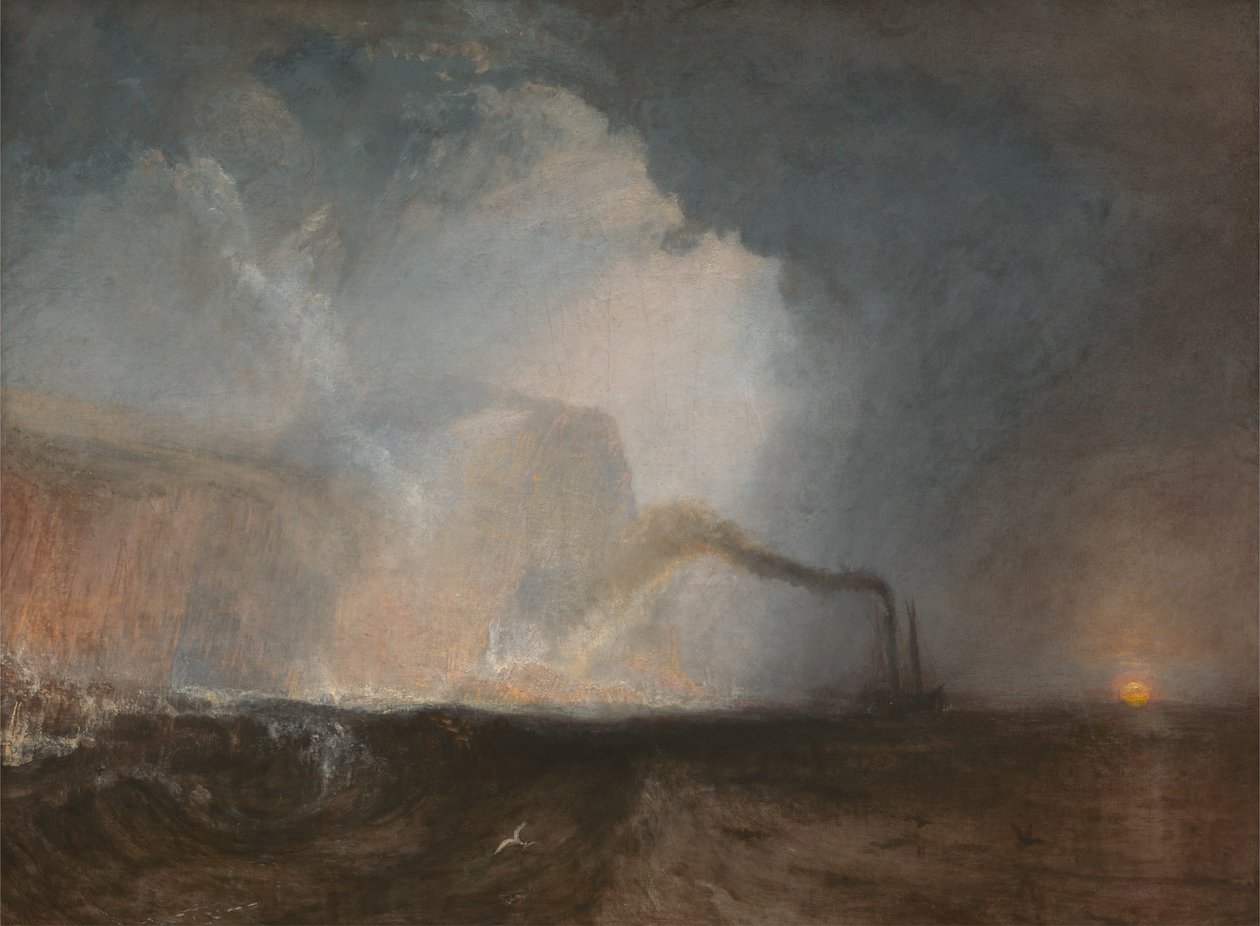 Staffa, Fingals Mağarası by Joseph Mallord William Turner