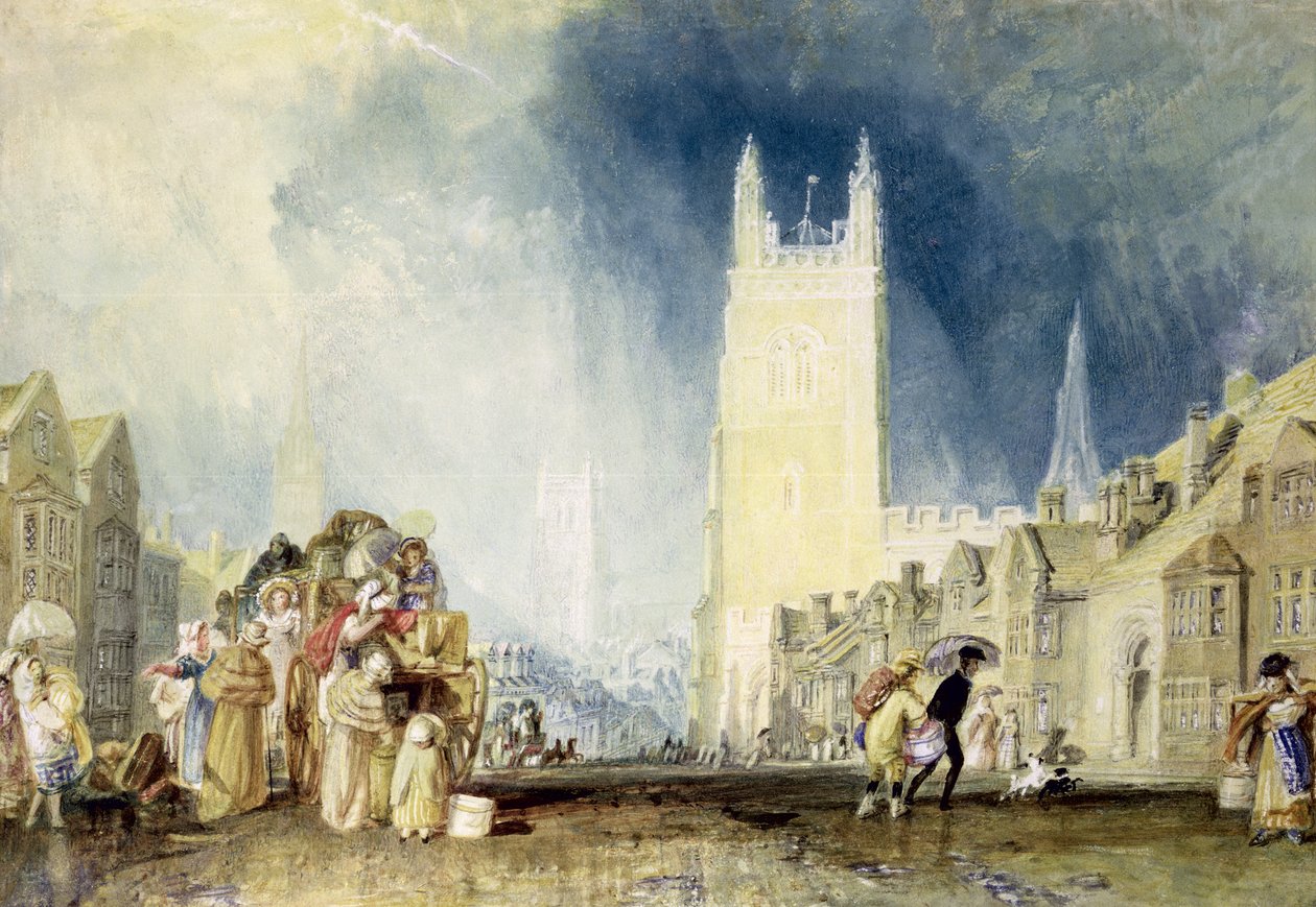 Stamford, c.1828 by Joseph Mallord William Turner