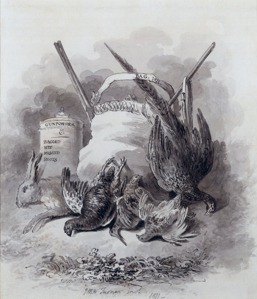 Oyun Kitabı için Çalışma, 1811 (çizim) by Joseph Mallord William Turner