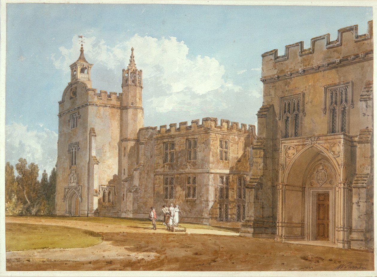 Piskoposluk Sarayı, Salisbury, c.1795 by Joseph Mallord William Turner