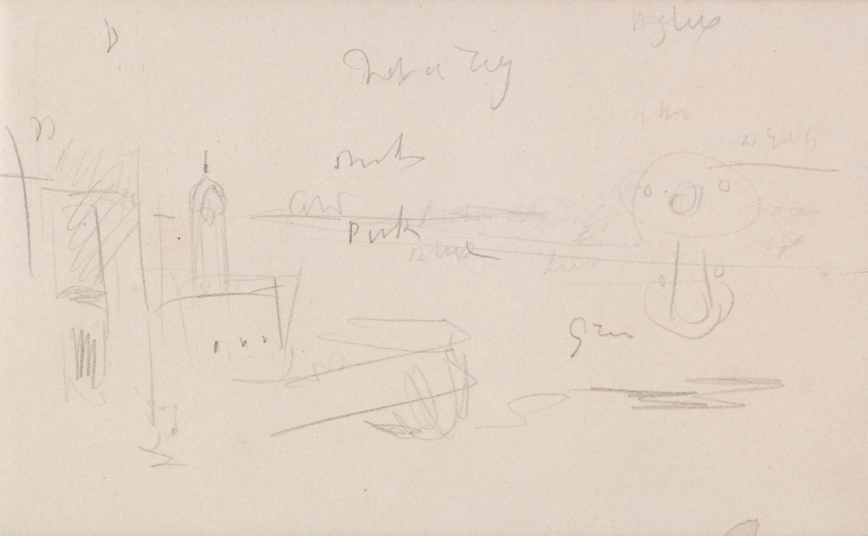 Kanal Eskiz Defteri by Joseph Mallord William Turner