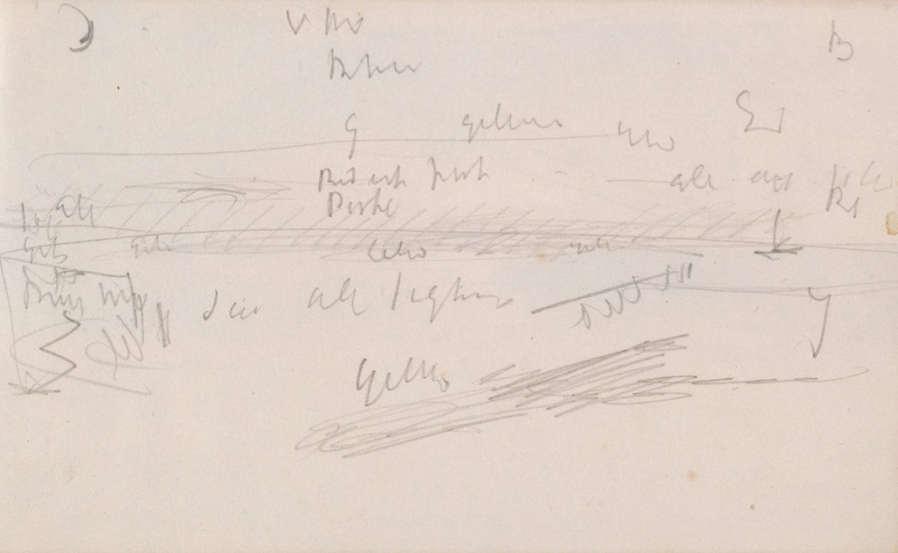 Kanal Eskiz Defteri by Joseph Mallord William Turner