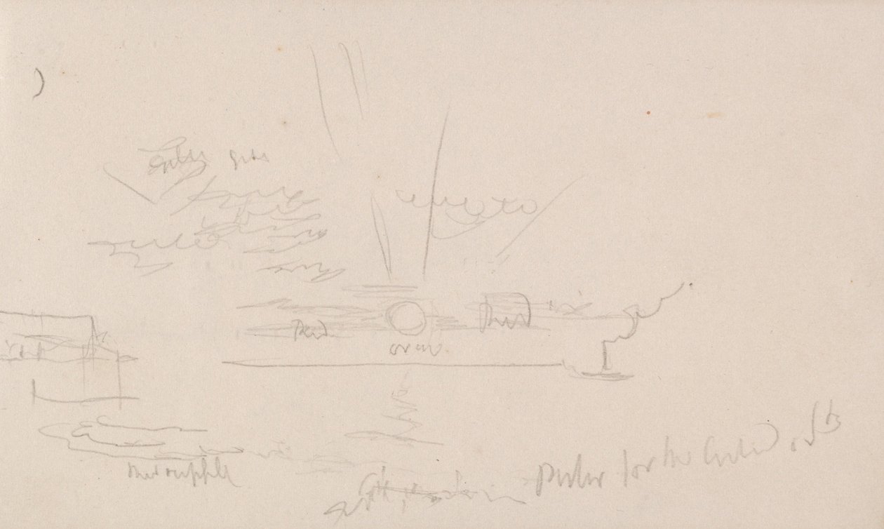 Kanal Eskiz Defteri by Joseph Mallord William Turner