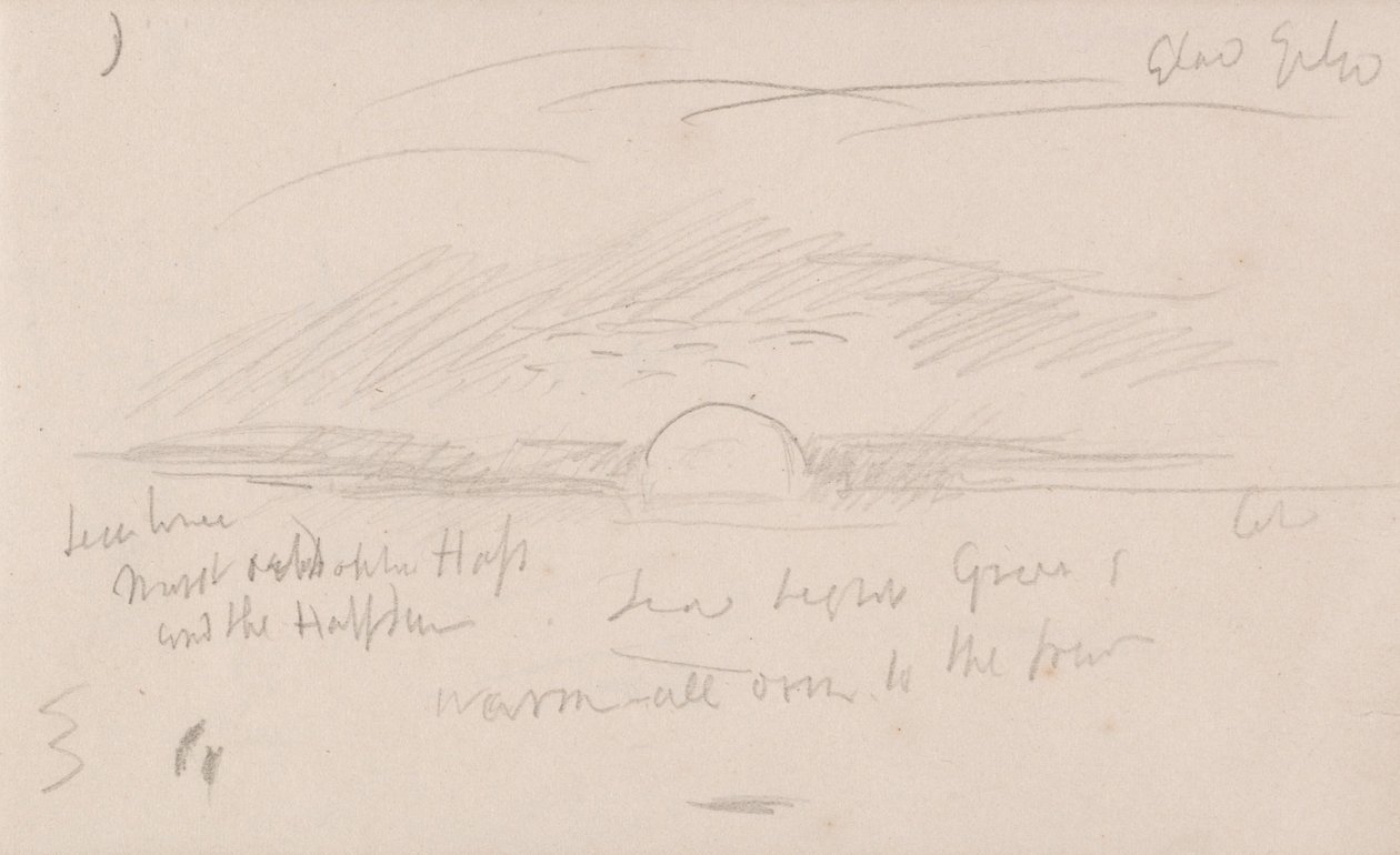 Kanal Eskiz Defteri by Joseph Mallord William Turner