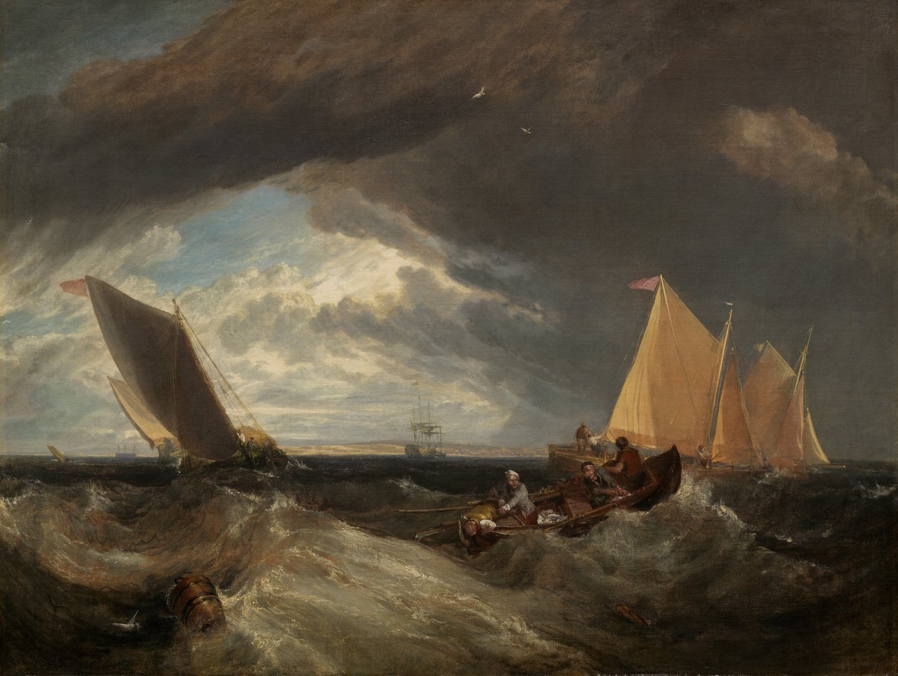 Thames ve Medway Kavşağı, 1807 by Joseph Mallord William Turner