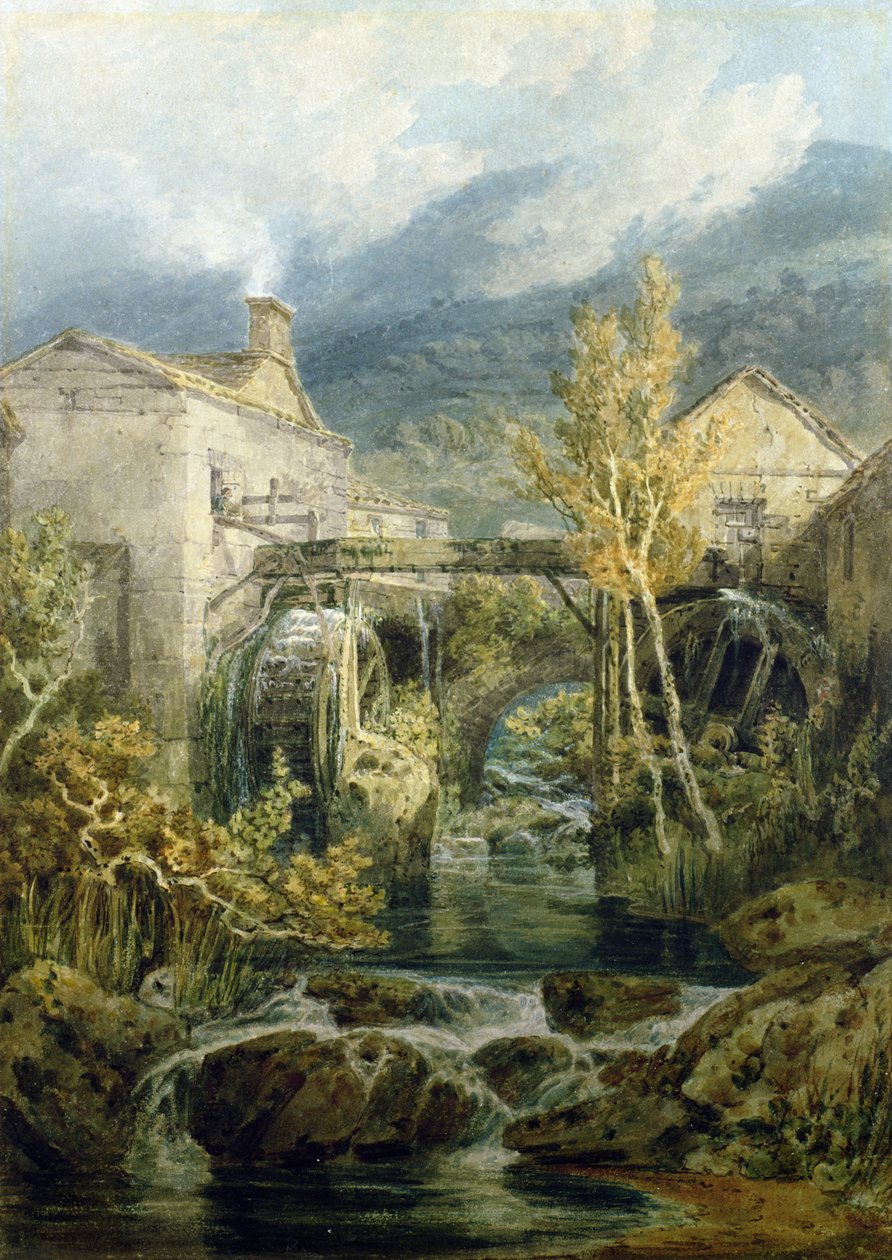 Eski Değirmen, Ambleside by Joseph Mallord William Turner