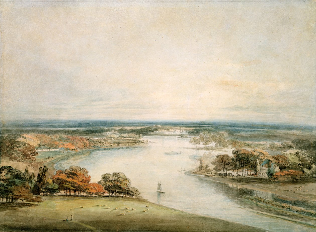 Richmond'dan Thames Nehri by Joseph Mallord William Turner