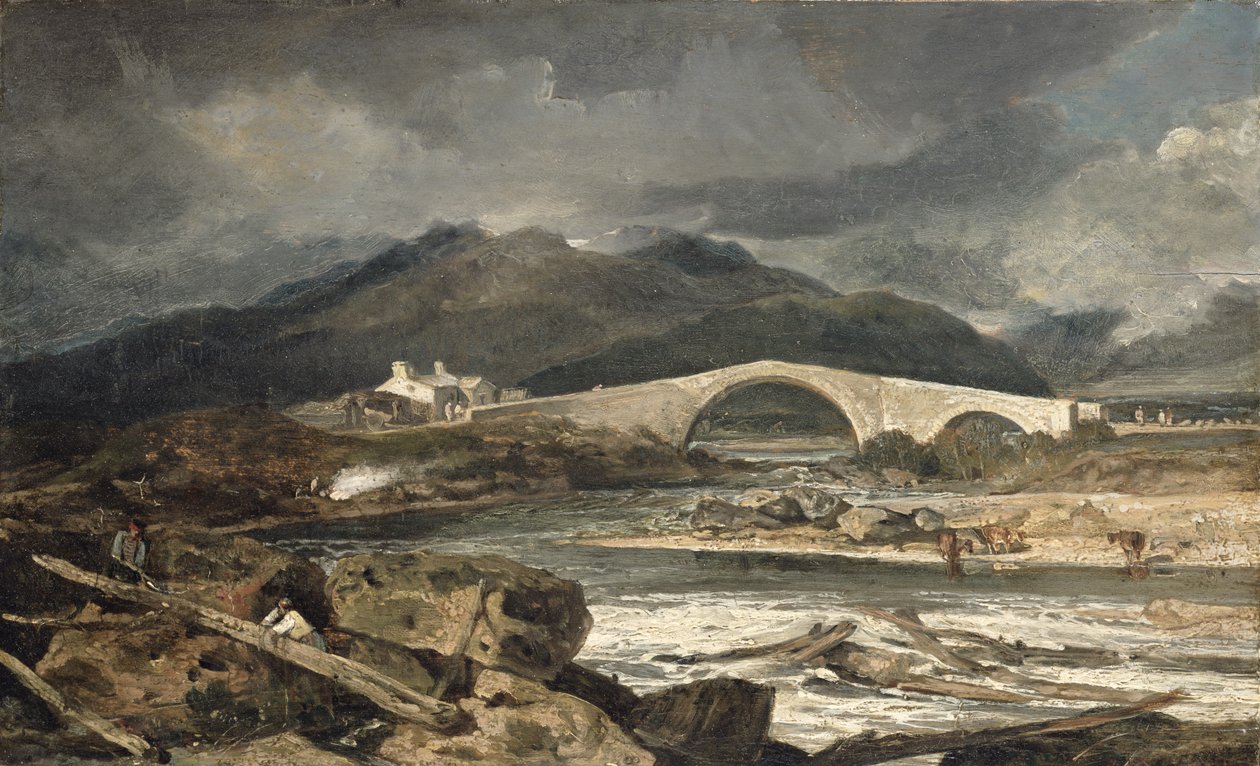 Tummel Köprüsü, Perthshire, c.1801-03 by Joseph Mallord William Turner