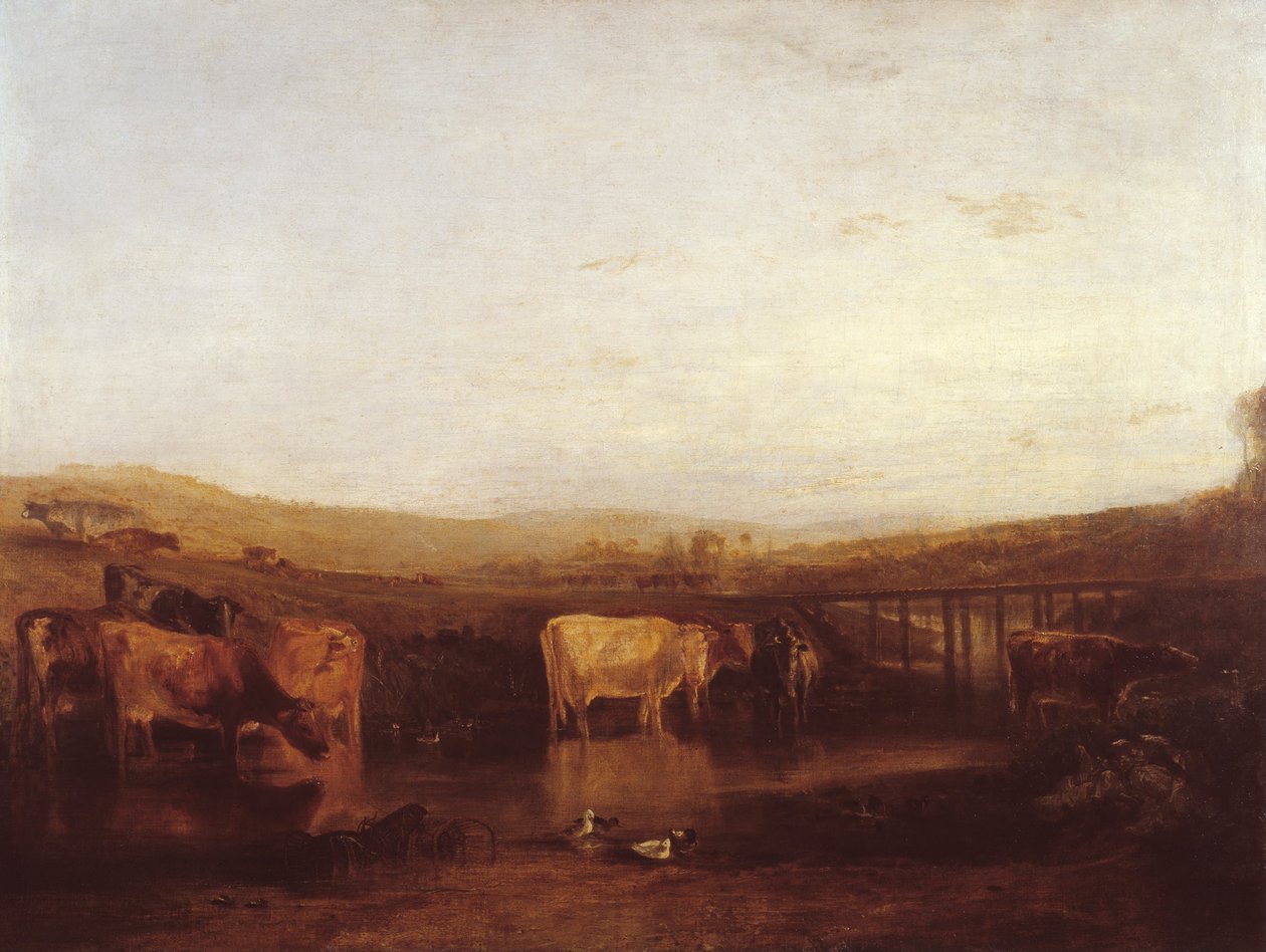Thames ve İsis Birliği (Dorchester Mead, Oxfordshire) by Joseph Mallord William Turner