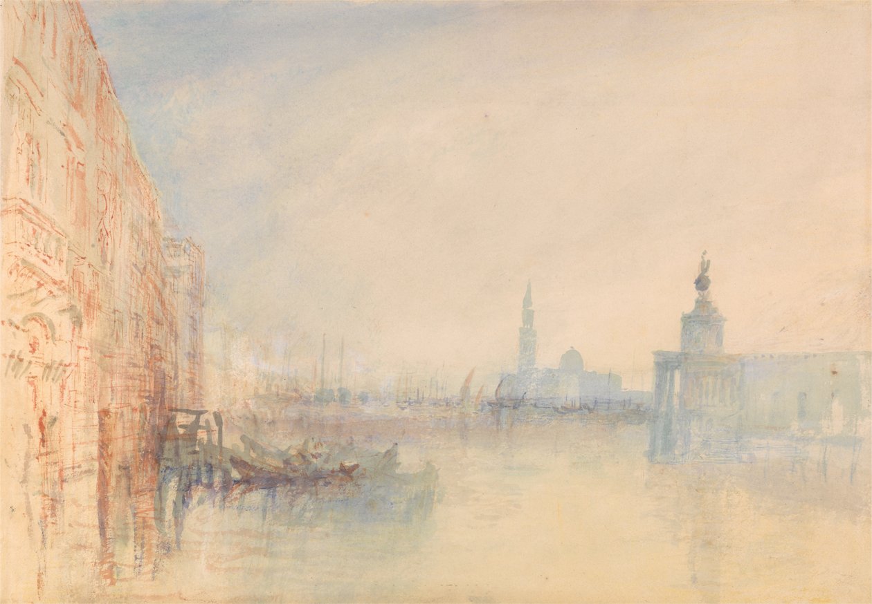 Venedik, Büyük Kanalın Ağzı by Joseph Mallord William Turner