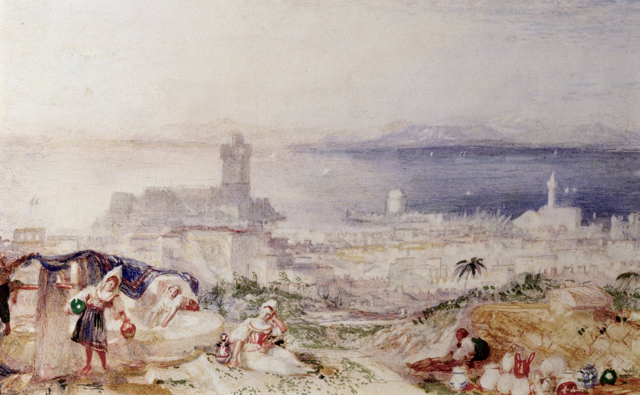 Rodos Manzarası by Joseph Mallord William Turner