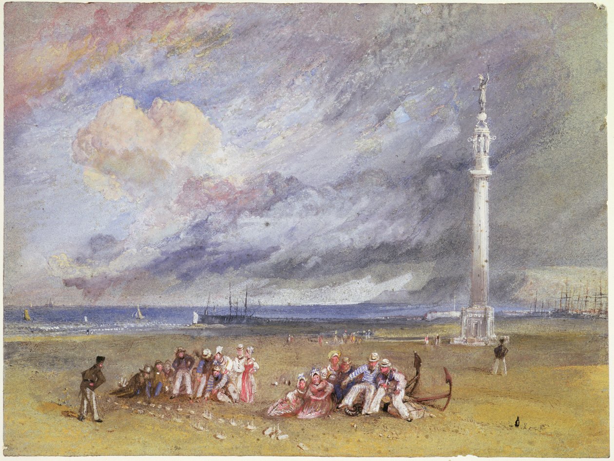 Yarmouth Kumları, c.1824-30 by Joseph Mallord William Turner