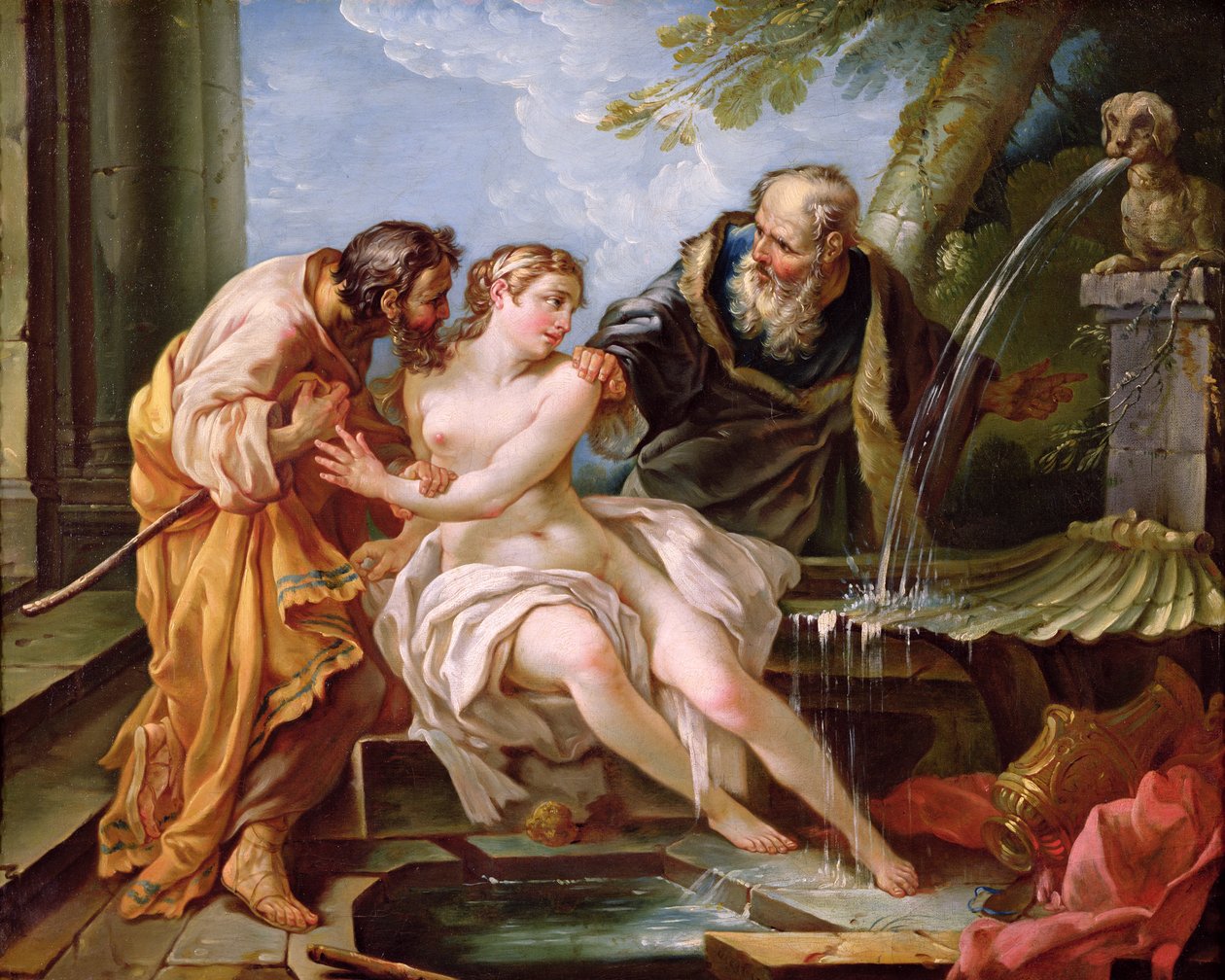Suzanna ve Yaşlılar, 1746 by Joseph Marie the Younger Vien