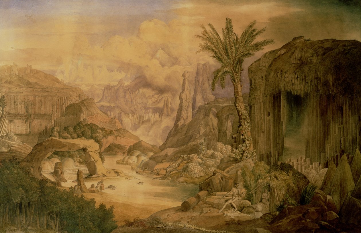 Mimarlık: Doğal Modeli, c.1838 by Joseph Michael Gandy