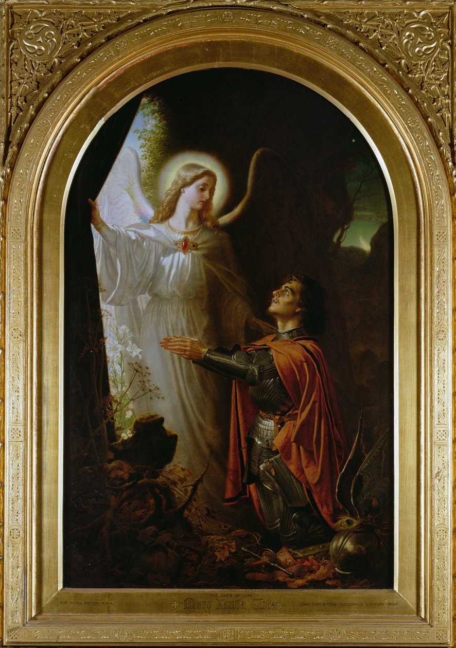 Mors Janua Vitae (The Gateway of Life), 1866  by Joseph Noel Paton