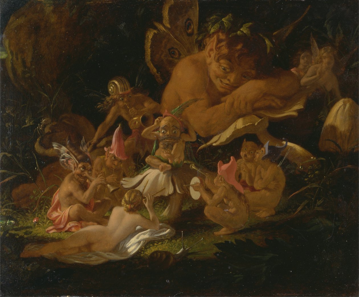 Bir Yaz Gecesi Rüyasından Puck ve Periler by Joseph Noel Paton