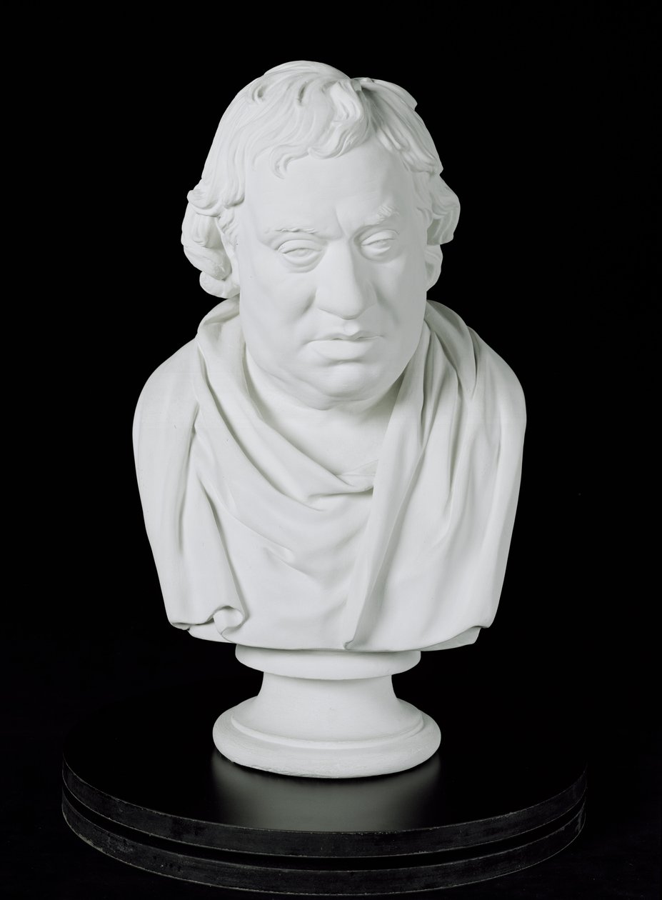 Samuel Johnson (1709-84) 1777 (alçı) by Joseph Nollekens