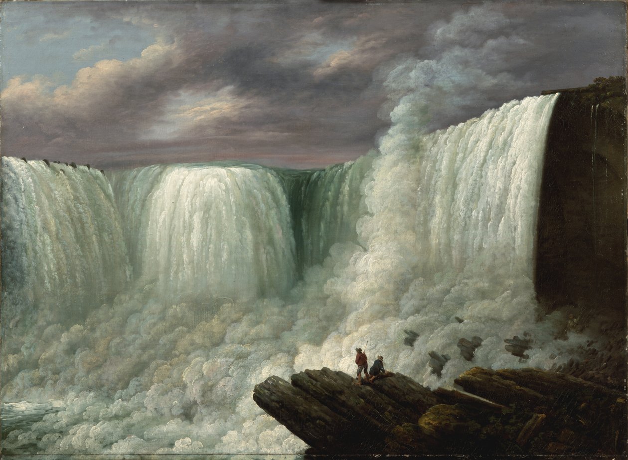 Niagara Şelalesi, 1818 by Joseph Otis Minott