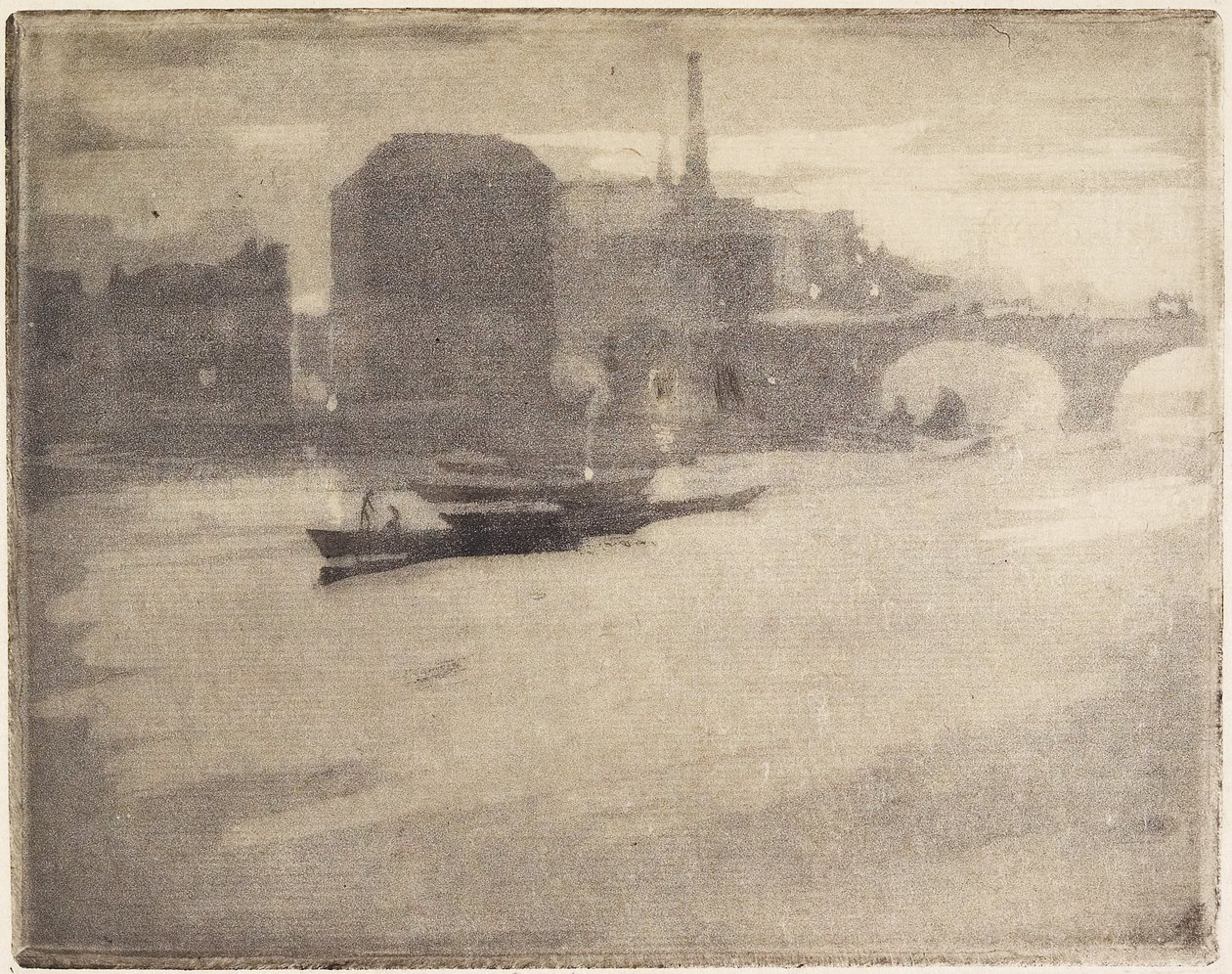 La Tamise (Thames), 1894 by Joseph Pennell