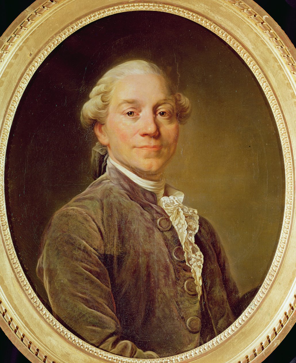 Portrait of the Antoine Thomas (member of the French Academy)  by Joseph Siffred Duplessis