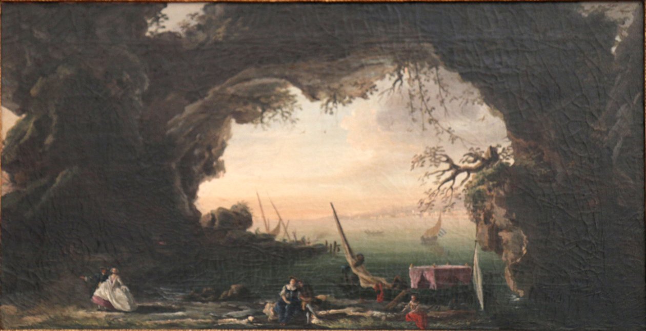 İtalyan gondol by Claude Joseph Vernet