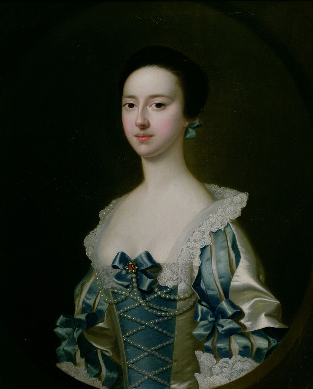 Anne Bateman, daha sonra Bayan John Gisbourne, 1755 by Joseph Wright of Derby