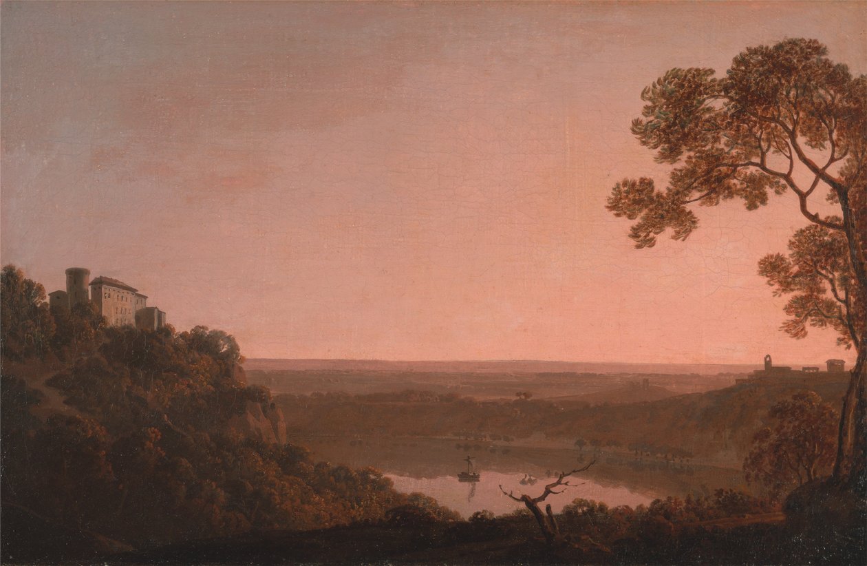 Nemi Gölü by Joseph Wright of Derby