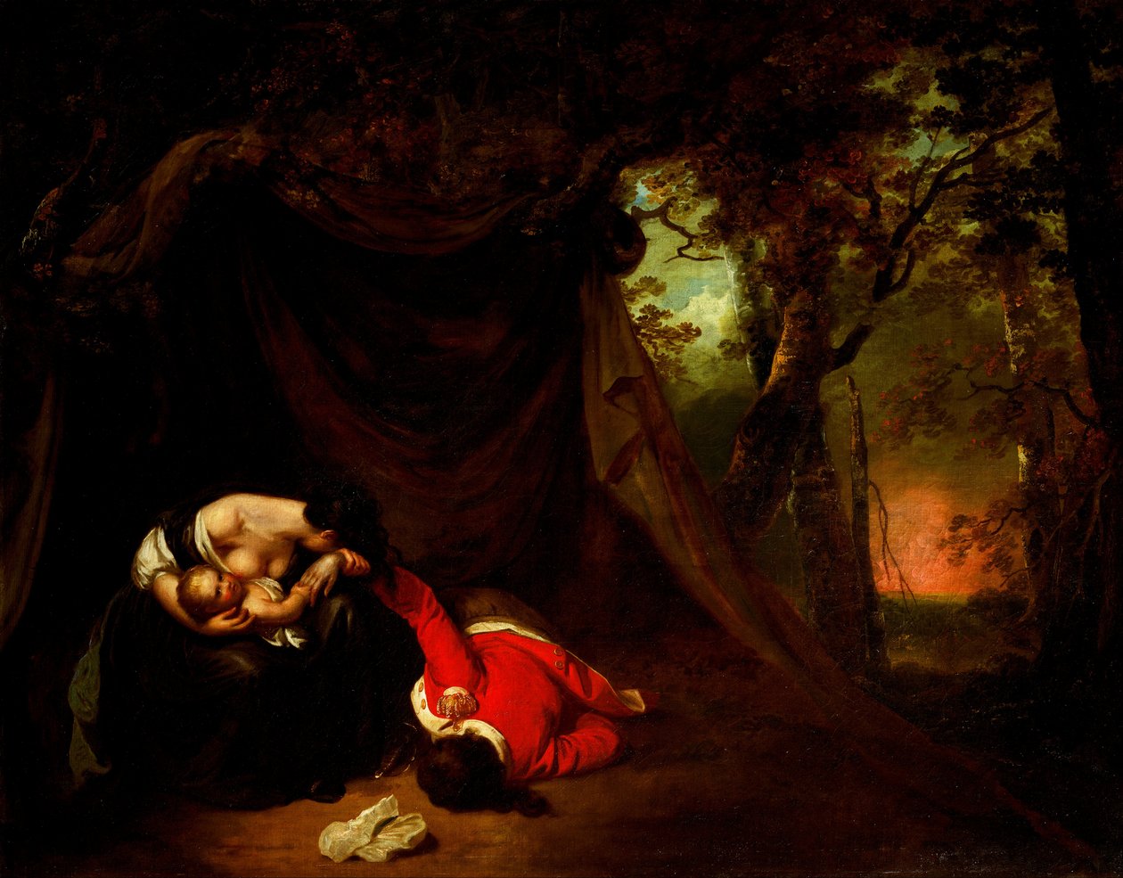 Ölü Asker by Joseph Wright of Derby