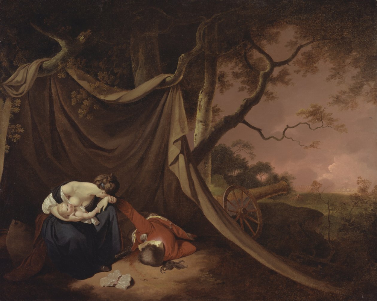 Ölü Asker by Joseph Wright of Derby