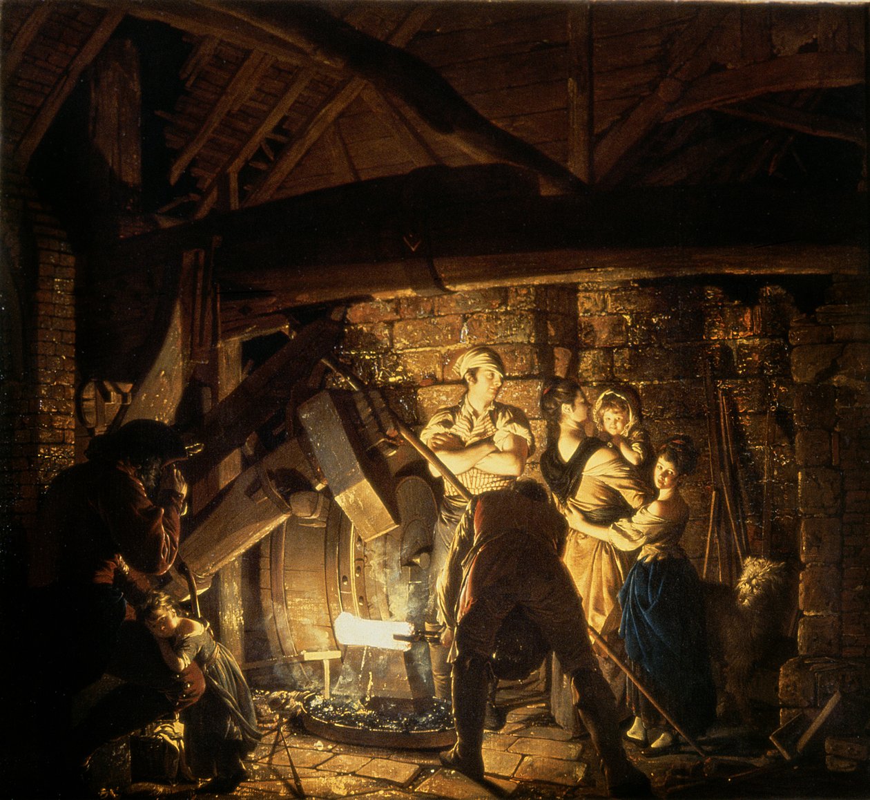 Demir Ocağı, 1772 by Joseph Wright of Derby